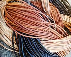 Buy Leather Cord Round Leather Leather Cords Precut Length  at wholesale prices