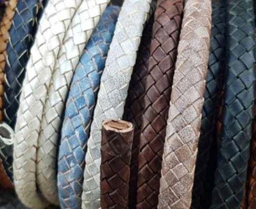 Buy Leather Cord Braided Leather Oval  at wholesale prices