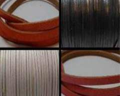 Buy Leather Cord Flat Leather Cowhide Leather Cord   at wholesale prices