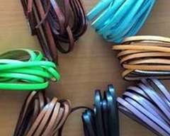 Buy Leather Cord Flat Leather  at wholesale prices