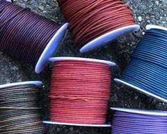 Buy Leather Cord Round Leather 2mm   at wholesale prices