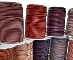 Buy Leather Cord Round Leather  at wholesale prices