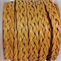 Buy Leather Cord Braided Leather Flat Flat Braided Leather Cords Braided Leather Cord 3-ply  10mm Flat Braided - 5 ply Braided Leather Cords  at wholesale prices