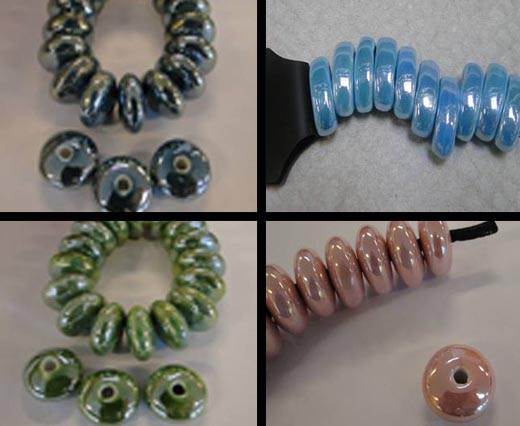 Buy Beads Ceramic Beads Round and Flat Beads  at wholesale prices