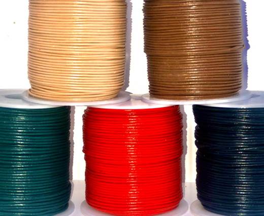 Buy Leather Cord Round Leather 1mm Plain  at wholesale prices