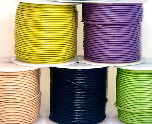 Buy Leather Cord Round Leather 1.5mm Plain  at wholesale prices