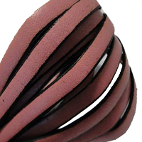 Buy Leather Cord Flat Leather Italian Leather Cord  5mm   at wholesale prices