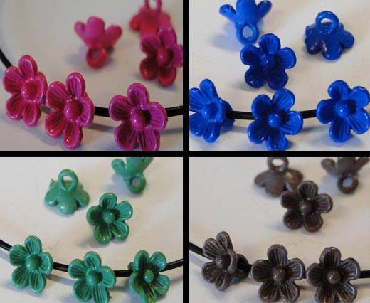 Buy Perlen und Anhänger Metallperlen - Blumen  at wholesale prices