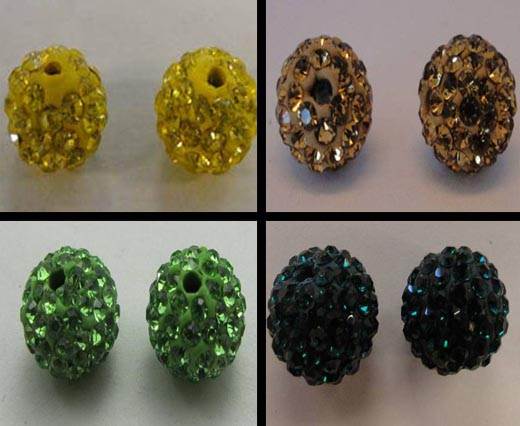 Buy Perles Shamballa Rondes 8mm  at wholesale prices