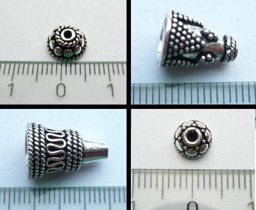 Buy Zamak / Brass Beads and Findings Silver Plated Metal Beads  Bead Caps  at wholesale prices