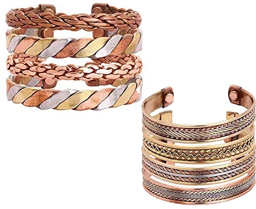 Buy Componenti in Zamak e rame Bracciali in Zamak e ottone Designer Copper and Brass Cuffs  at wholesale prices