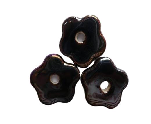 Buy Cuentas Perlas de cerámica Perlas de Cerámica Estilo Flor  at wholesale prices