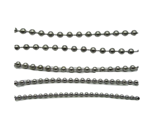 Buy Catene Catene in argento placcato Catenine con palline in acciaio  at wholesale prices