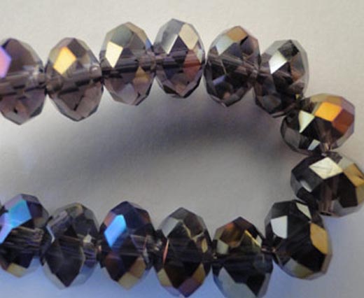 Buy Beads Faceted Glass Beads Crystal round faceted  - 10mm  at wholesale prices