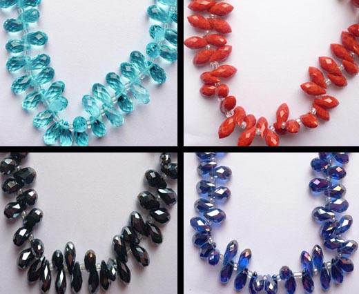 Buy Perles Perles en verres Losanges  at wholesale prices