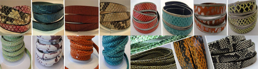 Buy Lederbänder Lederbänder mit Tiermuster  at wholesale prices