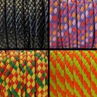 Buy Stringing Material Flat Faux Braided Leather Cords Thick - 10mm  at wholesale prices