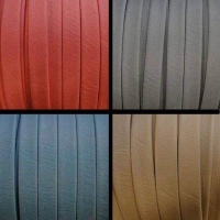 Buy Stringing Material Faux Nappa Flat Leather Cord - 10mm  at wholesale prices