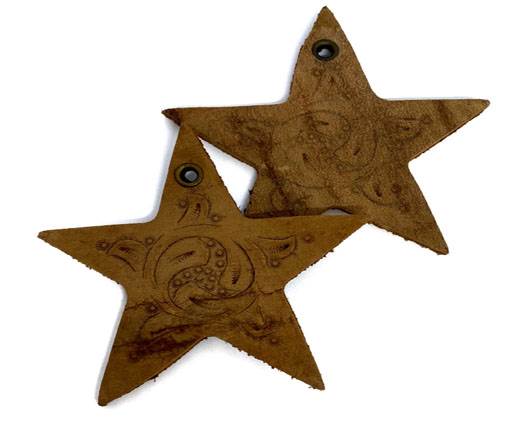 Buy Accesorios de Cuero  Adornos de Cuero Estrellas - Diferentes Tamaños  at wholesale prices