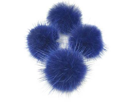 Buy DIY: Confectionnez vos bijoux  Fourrures et plumes Pompons - Vison 40mm  at wholesale prices