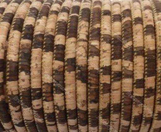 Buy Leather Cord Cork Cord Round  3mm Round Stitched Cork Cords  at wholesale prices