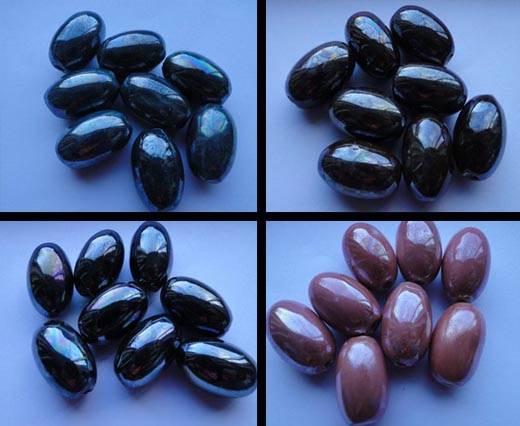 Buy Beads Ceramic Beads Oval  at wholesale prices