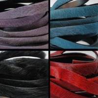 Buy Lederbänder Leder mit Kuhfell Leder mit Ponyhaar  at wholesale prices