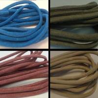 Buy Cordons en Cuir Daim Ronds 4mm  at wholesale prices