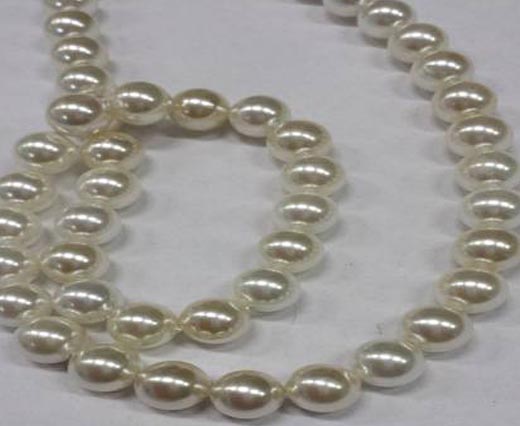 Buy Semi Precious Stones & 925 Sterling Silver High Quality Pearls Pearls in round shape Size 8mm  at wholesale prices