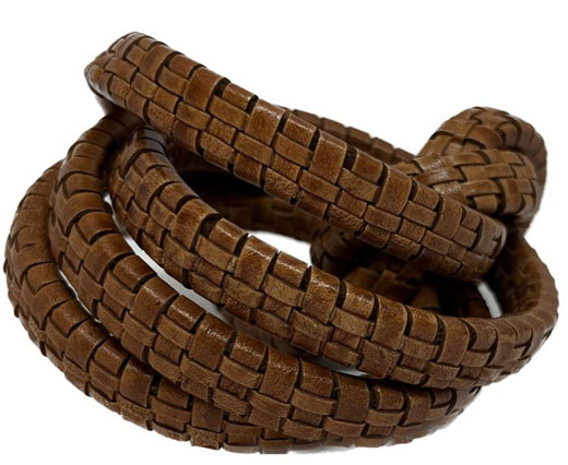 Buy Leather Cord Braided Leather Carpet Style Braided Cords 11mm Carpet Leather Cords   at wholesale prices