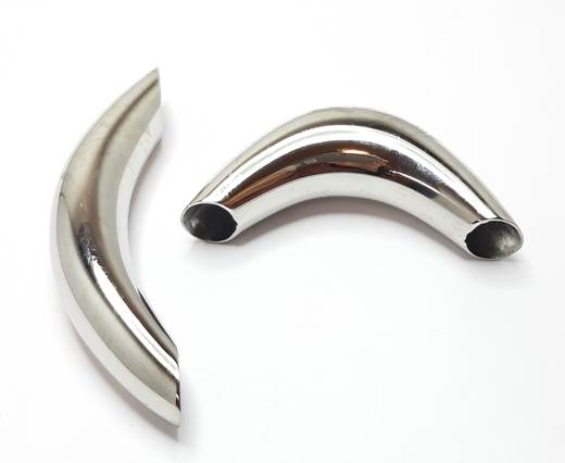 Buy Stainless Steel Beads and Findings Parts Stainless Steel Parts for Round Leather - Steel Colour  at wholesale prices