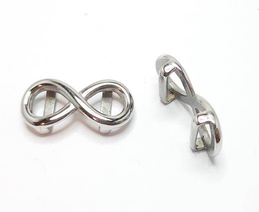 Buy Stainless Steel Beads and Findings Parts Stainless Steel Parts for Flat Leather - Steel Colour Stainless Steel Part for Flat Leather -- Size 5mm, 6mm, 7mm, 8mm,10mm  at wholesale prices