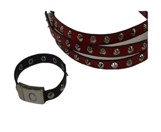 Buy Stringing Material Eco Flat Leather (Fancy Style) Metal - 10mm  at wholesale prices