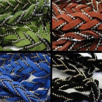 Buy Material para ensartar cuentas y cordones sintéticos Cordones de Ante con Cadenas  at wholesale prices