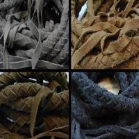 Buy Leather Cord Suede Cord Braided Suede  Braided Suede with Tassels  at wholesale prices