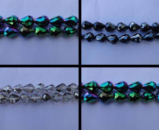 Buy Beads Faceted Glass Beads Water Glass Faceted Beads  at wholesale prices