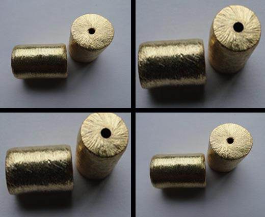 Buy Zamak / Brass Beads and Findings Metal Beads -- Brush Gold plated  at wholesale prices