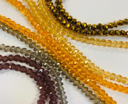 Buy Beads Faceted Glass Beads  at wholesale prices