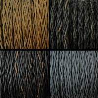 Buy Cordoncini di cuoio Cordoncini intrecciati Cordoncini intrecciati piatti Cordoncini piatti di pelle intrecciata  -14mm  at wholesale prices