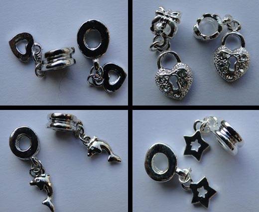 Buy Componentes de Zamak y Latón Perlas y cadenas de plata chapada Cristales Perlas de cristal para colgantes  at wholesale prices