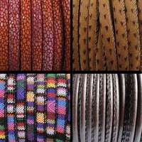 Buy Stringing Material Faux Nappa Leather Cords  at wholesale prices