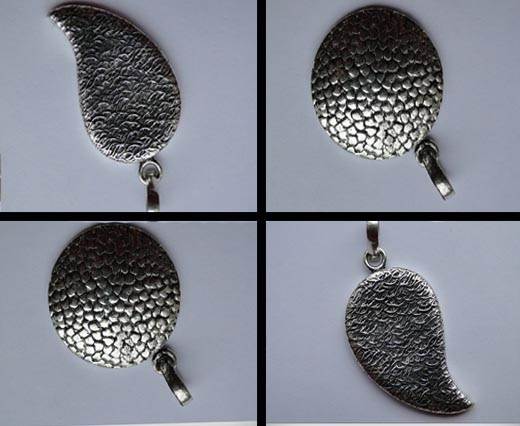 Buy Zamak / Brass Beads and Findings Silver Plated Metal Beads  Pendals  at wholesale prices