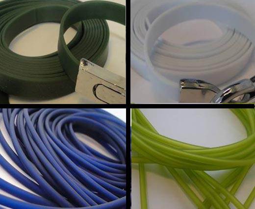 Buy Material para ensartar cuentas y cordones sintéticos Bandas PVC o caucho  at wholesale prices