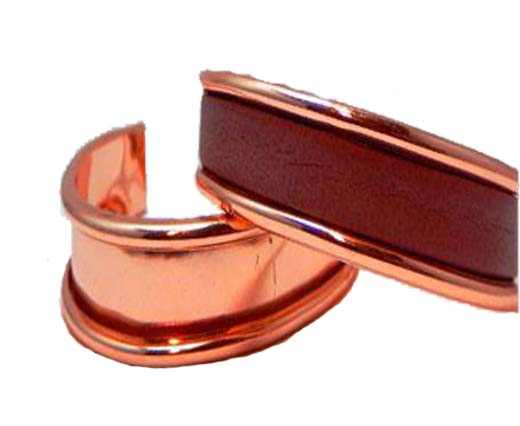 Buy Componentes de Zamak y Latón Brazaletes metálicos en cobre-latón Brazaletes en color oro rosado   at wholesale prices