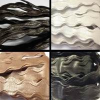 Buy Leather Cord Nappa Leather Wave Style Nappa Leather  20mm  at wholesale prices