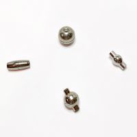 Buy Clasps Magnetic Clasps  Zamak Magnetic Clasps Zamak Round Clasps  2mm - 3mm   at wholesale prices