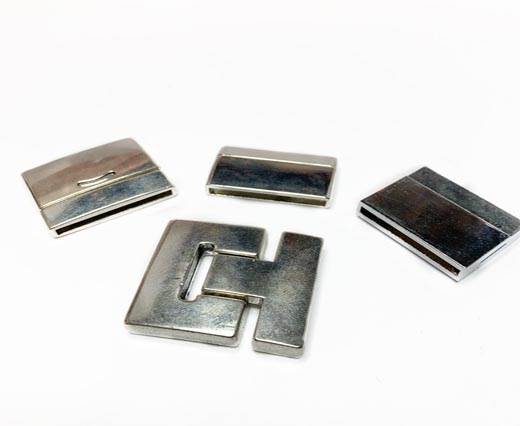 Buy Sloten voor Sieraden Magnetische Sloten  Zamak Magnetische Sloten Magneetslotjes Zamak voor Plat Leer  Plat leer 30mm  at wholesale prices