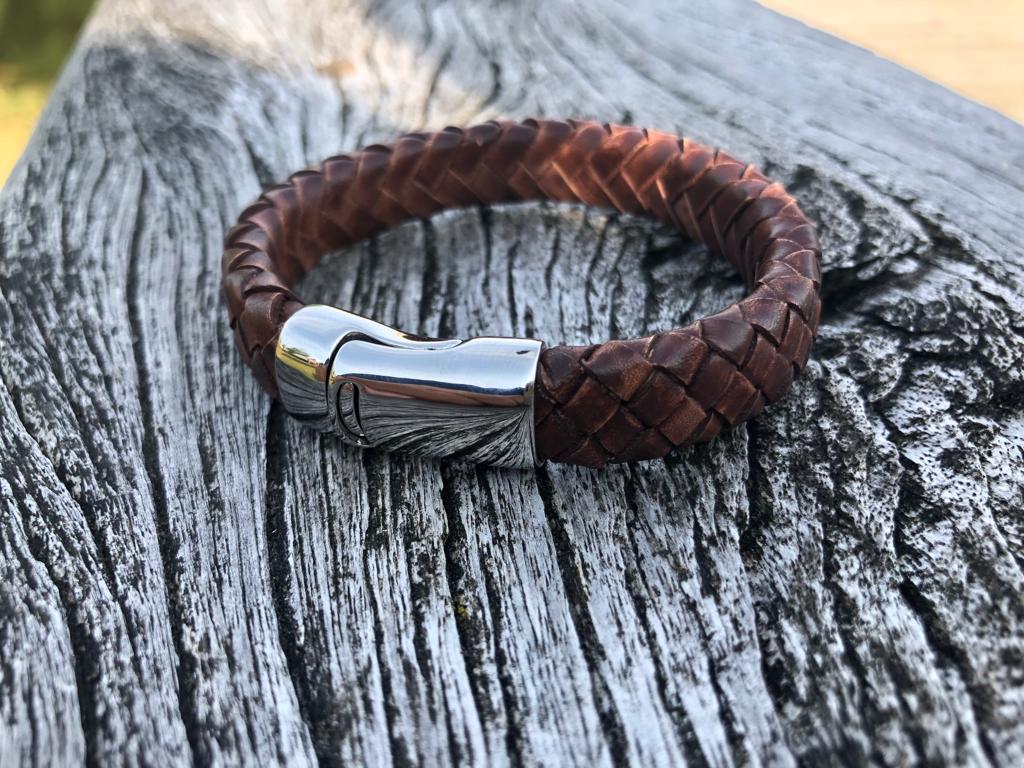 Braided Leather Bracelets - Men's powerful weapon