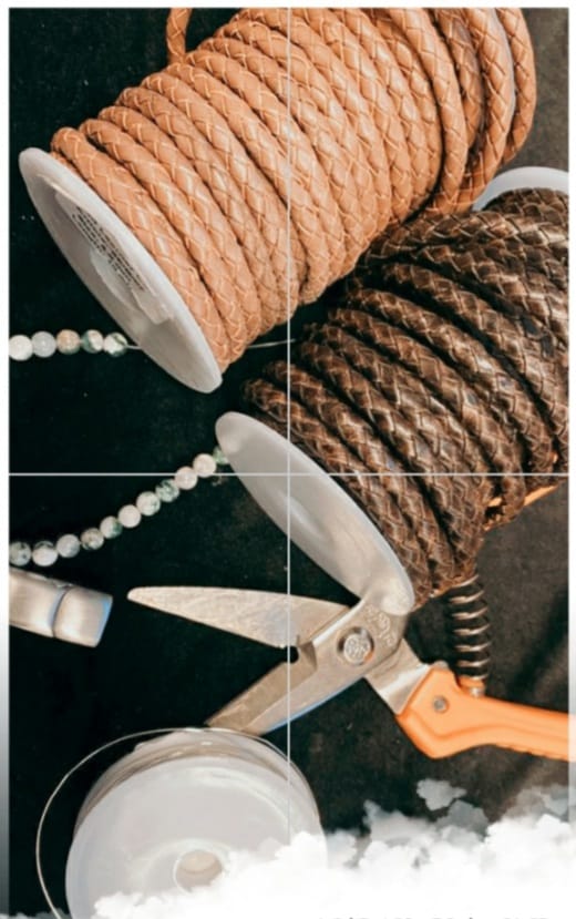 How do you make a leather cord necklace?