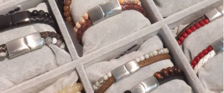 How To Make Gemstone Leather Friendship Bracelets?